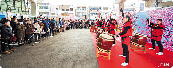Miura Kaigan Cherry Blossom Festival Welcome Ceremony