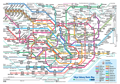 How to use the Tokyo subway system - with map